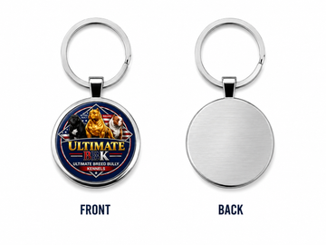 Round Stainless Steel Keychain🔥75 BONUS ENTRIES🔥